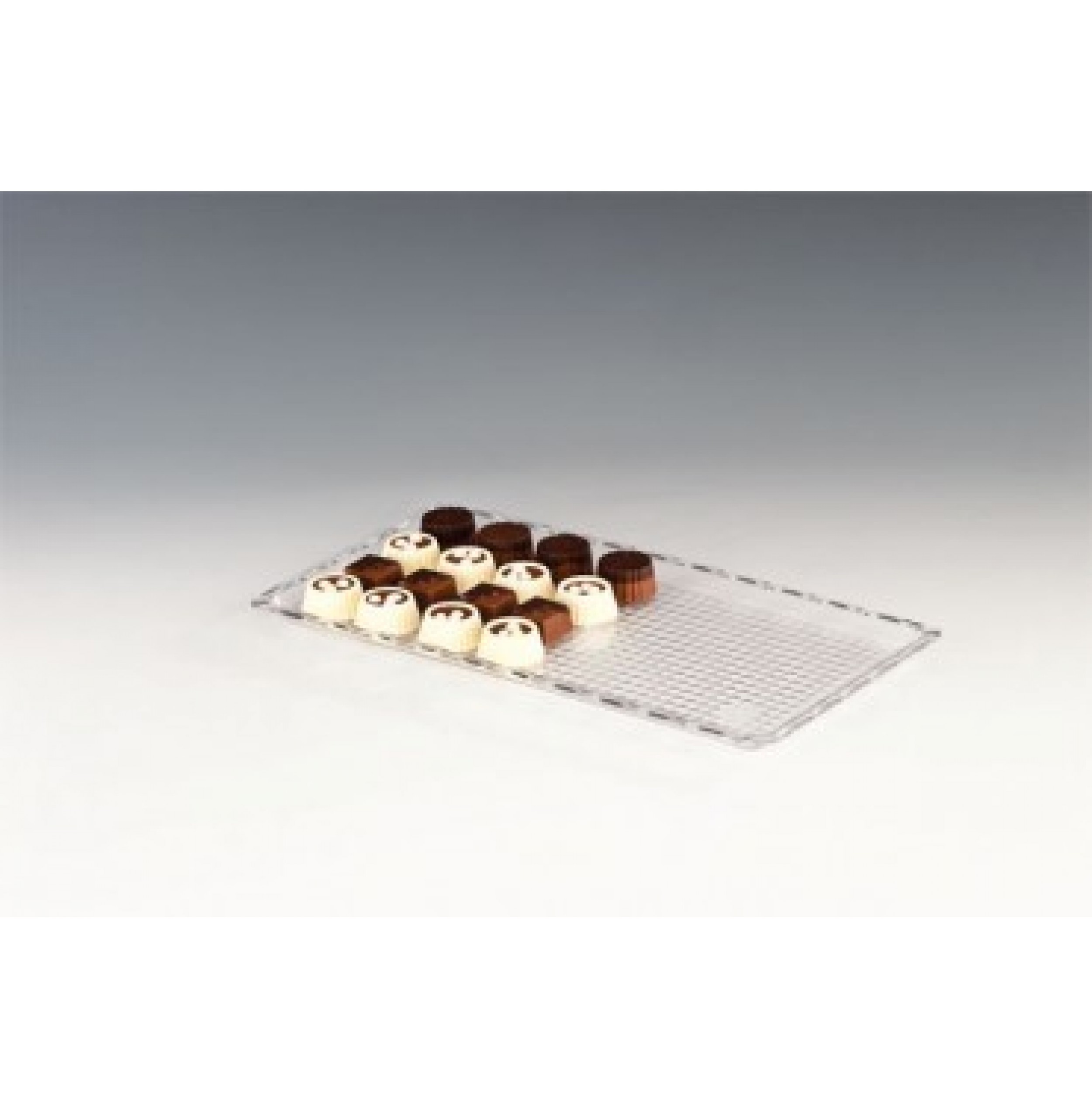 POLYCARBONAT ÇİKOLATA TEŞHİR TEPSİ 15 X 30 Cm